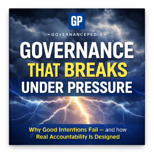 Governance That Breaks Under Pressure: Why Good Intentions Fail — and How Real Accountability Is Designed